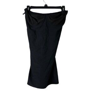 Naomi & Nicole Firm Shapewear Strapless Bra Slip Black Size 36D Minimalist